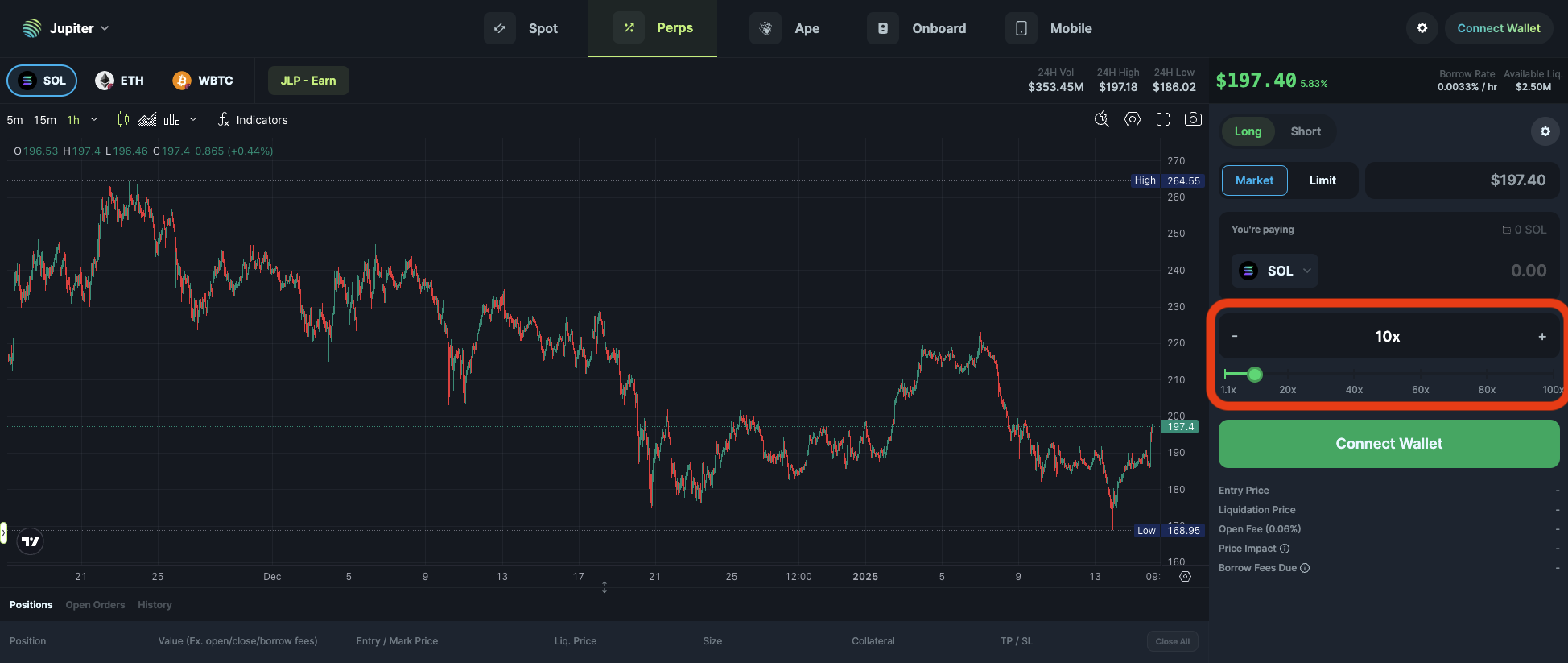 Leverage Slider